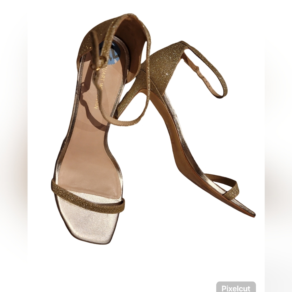 Stuart Weitzman Gold Heels